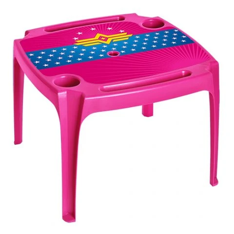 Mesa Infantil Rosa Com