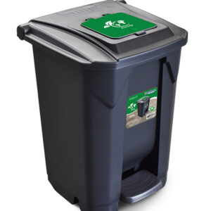 Lixeira Com Pedal 60 Litros Preta