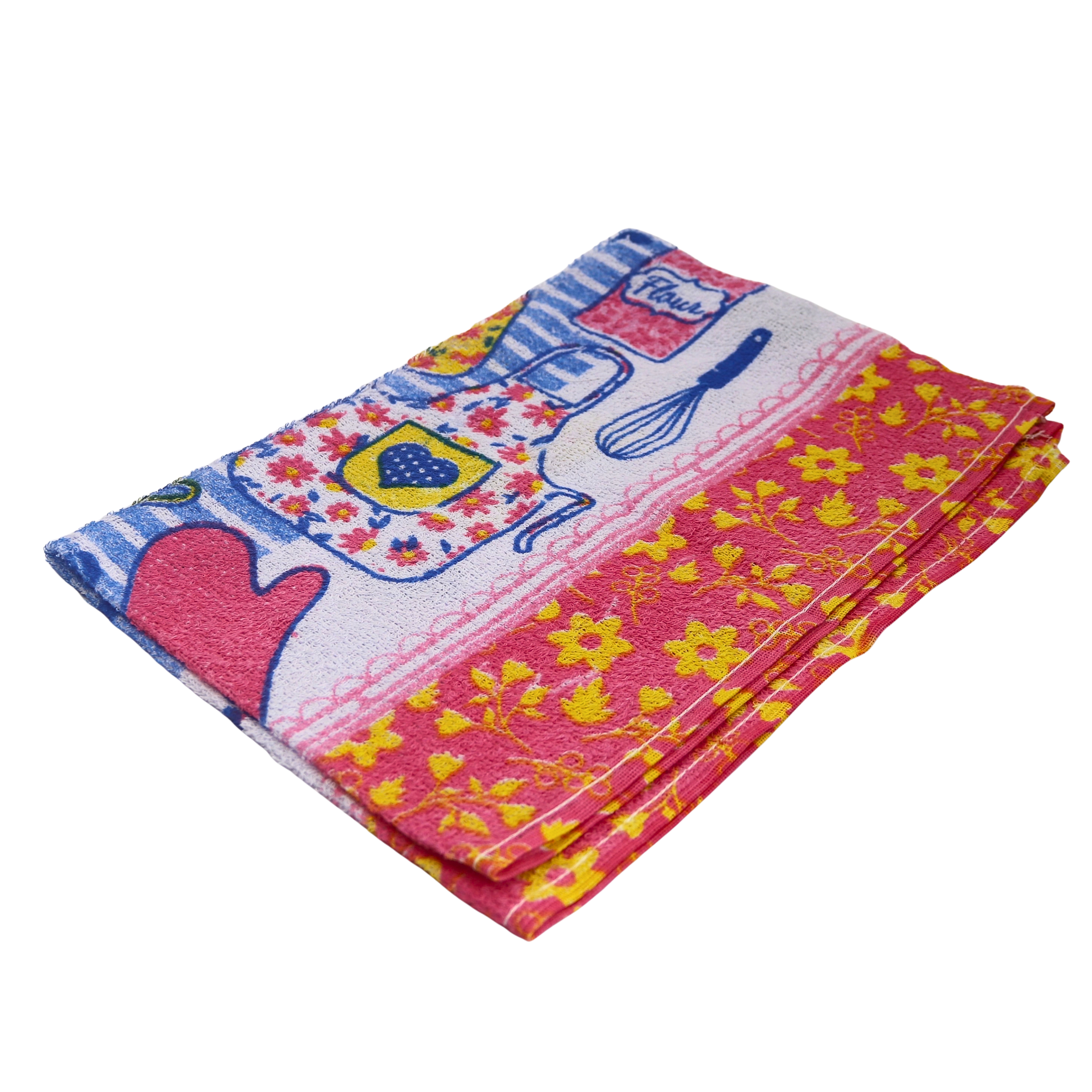 Pano De Copa Atoalhado Felpudo Estampado